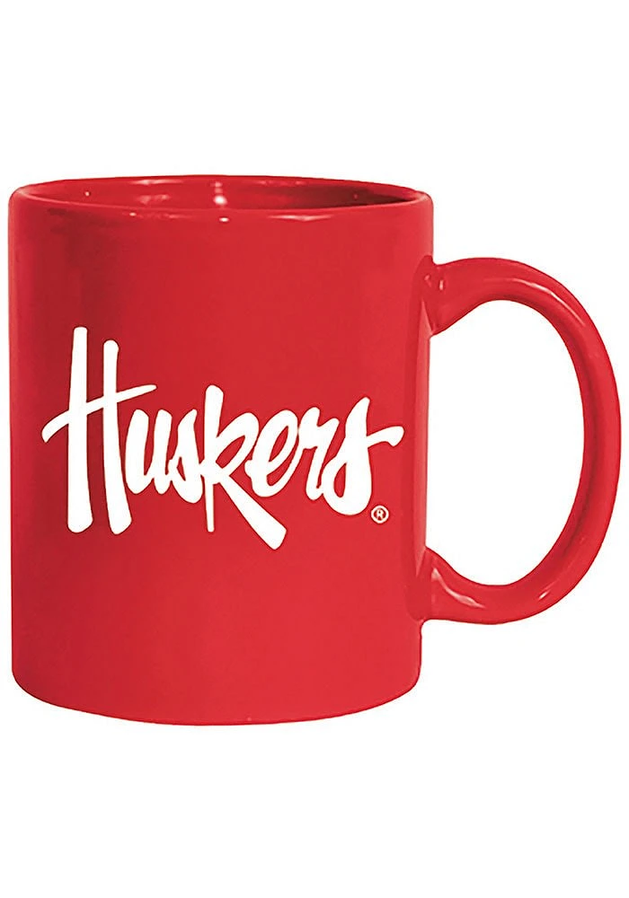 Nebraska Cornhuskers 15oz ceramic Ceramic Mug - Red