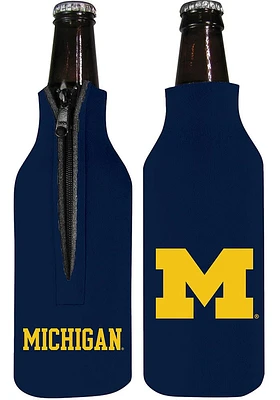 Michigan Wolverines Bottle Insulator Coolie - Blue
