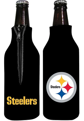 Pittsburgh Steelers Bottle Insulator Coolie - Black