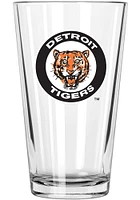 Detroit Tigers 16oz Cooperstown Batting Tiger Logo Pint Glass - White