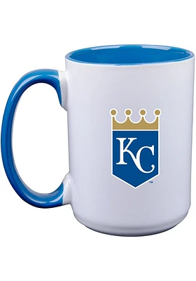 Kansas City Royals 15oz Crown Logo Ceramic Mug - Blue