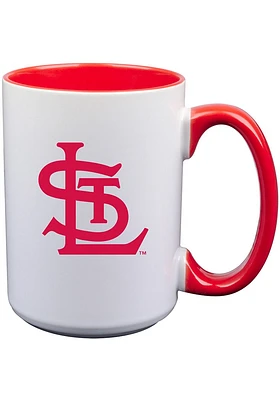 St Louis Cardinals 15oz Primary Logo Ceramic Mug - Red