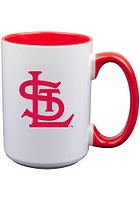 St Louis Cardinals 15oz Primary Logo Ceramic Mug - Red