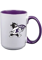 K-State Wildcats 15oz Logo Ceramic Mug - Purple