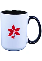 Ohio State Buckeyes 15oz Buckeye Leaf Logo Ceramic Mug - Black