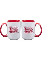 Oklahoma Sooners 15oz Sooner Wagon Logo Ceramic Mug - Crimson