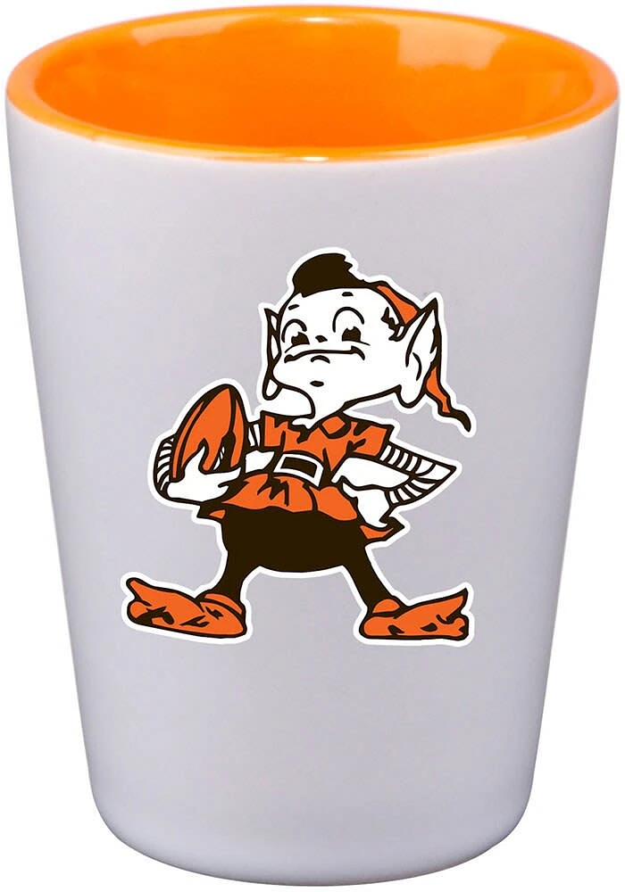 Cleveland Browns 2oz Retro Elf Etched Logo Shot Glass