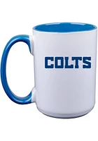 Indianapolis Colts 15oz Primary Logo Ceramic Mug - Blue