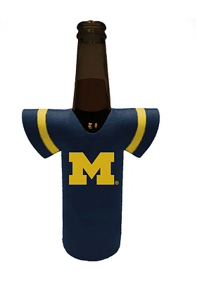 Michigan Wolverines Bottle Jersey Insulator Coolie - Blue