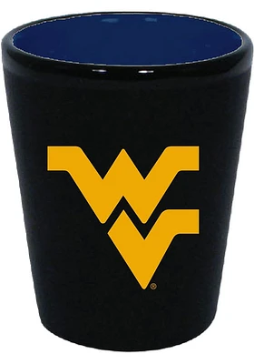 West Virginia Mountaineers 2oz Ceramic Matte Shot Glass