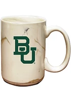 Baylor Bears Marble Ceramic Mug - White