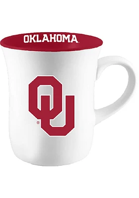 Oklahoma Sooners Fluted Ceramic Mug - Red