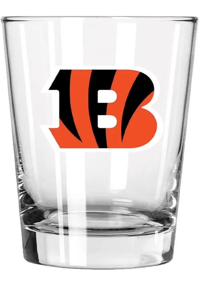 Cincinnati Bengals 15oz Double Old Fashioned Rock Glass