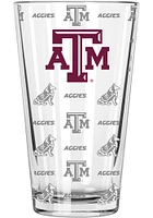 Texas A&M Aggies Sandblasted Pint Glass