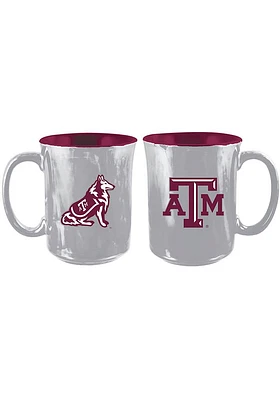 Texas A&M Aggies 15oz Iridescent Ceramic Mug - Maroon