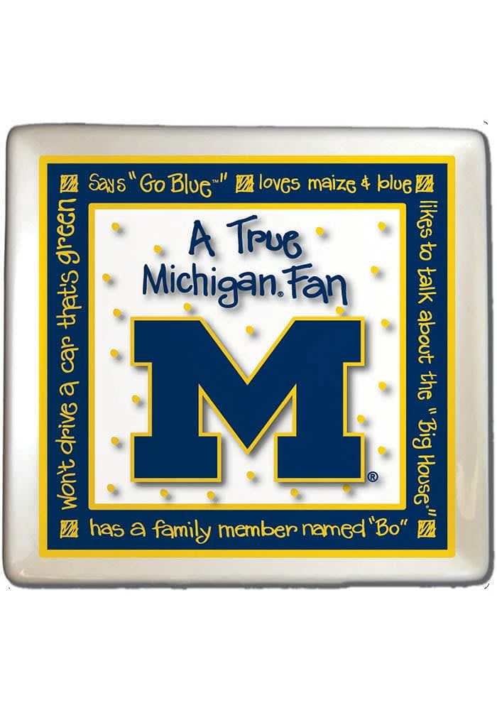 Michigan Wolverines Ceramic Plate