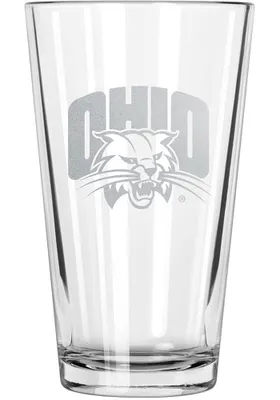 Ohio Bobcats 17oz Etched Pint Glass