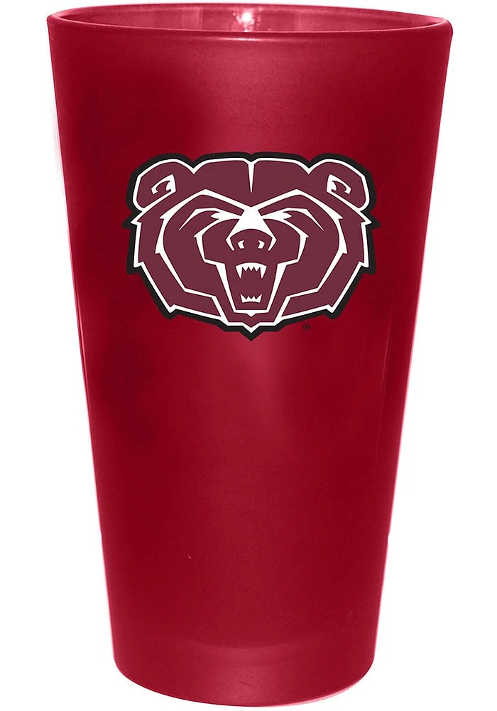 Missouri State Bears 16 oz Color Frosted Pint Glass