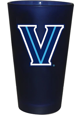 Villanova Wildcats 16 oz Color Frosted Pint Glass - Blue