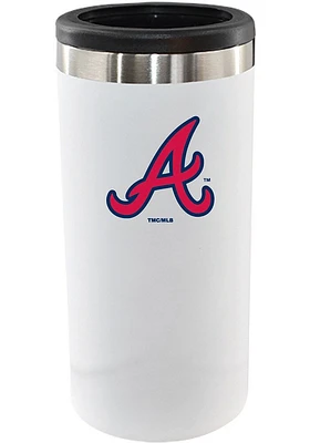 Atlanta Braves 12oz Slim Can Stainless Steel Coolie