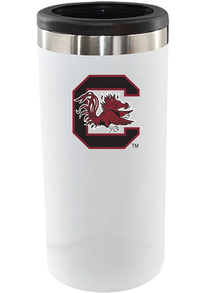 South Carolina Gamecocks 12oz Slim Can Stainless Steel Coolie