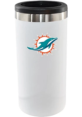 Miami Dolphins 12oz Slim Can Stainless Steel Coolie