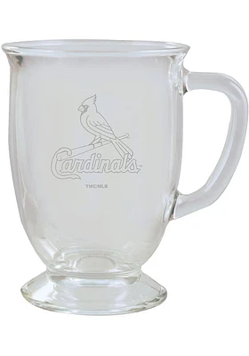 St Louis Cardinals 16 oz. Etched Pint Glass - White