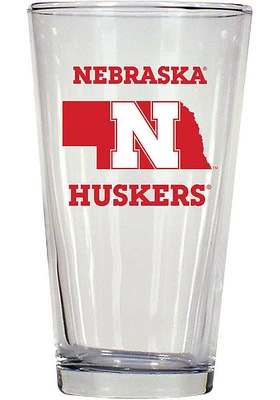 Nebraska Cornhuskers 16oz Pint Glass