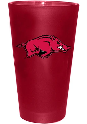Arkansas Razorbacks 16 oz Color Frosted Pint Glass