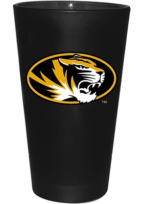 Missouri Tigers 16 oz Color Frosted Pint Glass - Black