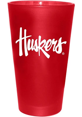 Nebraska Cornhuskers 16 oz Color Frosted Pint Glass