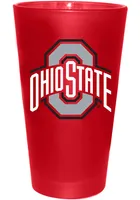 Ohio State Buckeyes 16 oz Color Frosted Pint Glass - Red