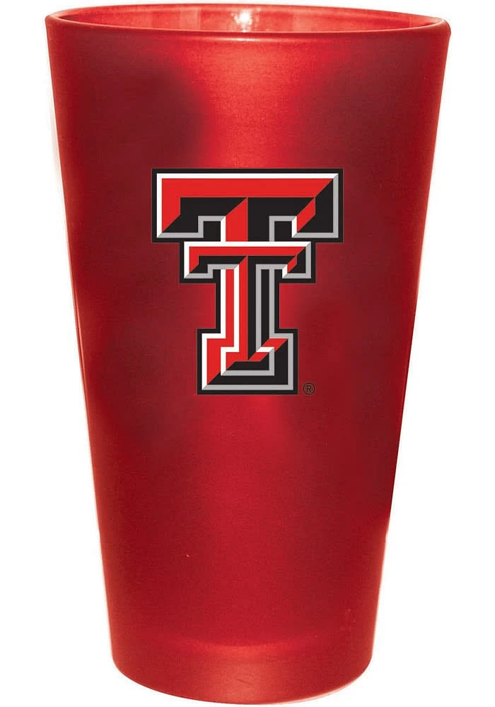 Texas Tech Red Raiders 16 oz Color Frosted Pint Glass - Red