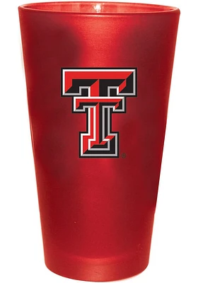 Texas Tech Red Raiders 16 oz Color Frosted Pint Glass - Red