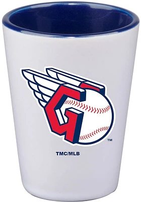 Cleveland Guardians 2 oz. team color inner Shot Glass