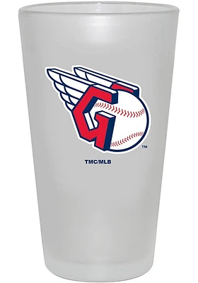Cleveland Guardians 16 oz. Frosted Pint Glass - White