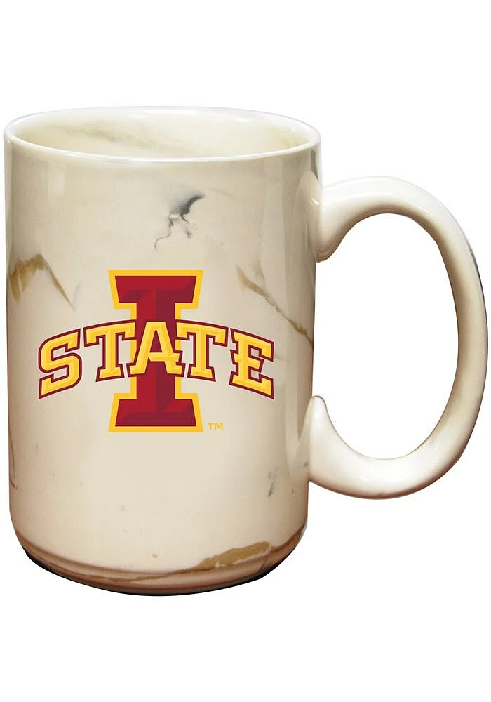 Iowa State Cyclones marble design Ceramic Mug - Red