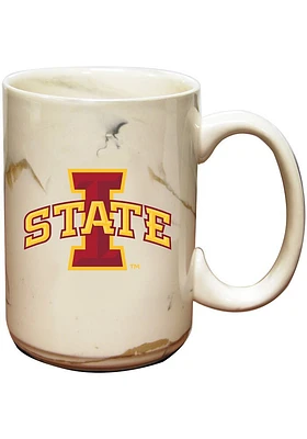 Iowa State Cyclones marble design Ceramic Mug - Red