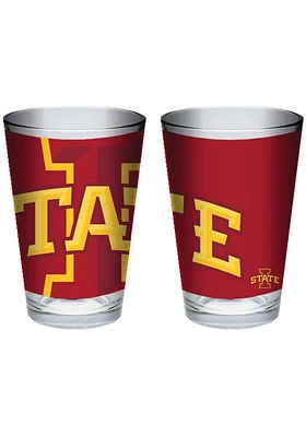 Iowa State Cyclones 2 PC Pint Glass - Red