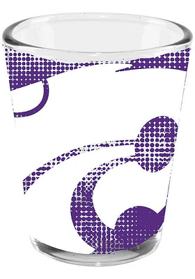 K-State Wildcats 2 oz full wrap design Shot Glass