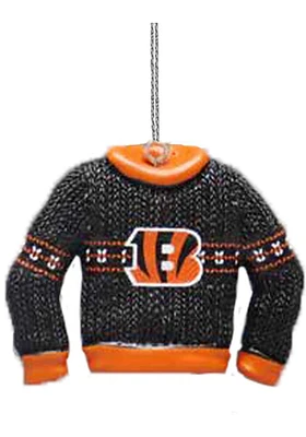 Cincinnati Bengals Ugly Sweater Ornament