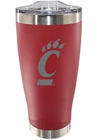 Cincinnati Bearcats 20oz Stainless Steel Etched Stainless Steel Tumbler - Red