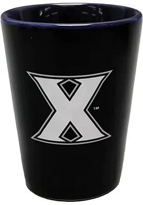 Xavier Musketeers 2oz Ceramic Matte Shot Glass