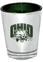 Ohio Bobcats 2oz Silver Electroplated Shot Glass