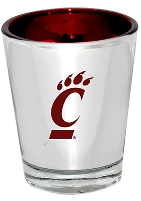 Cincinnati Bearcats 2oz Silver Electroplated Shot Glass