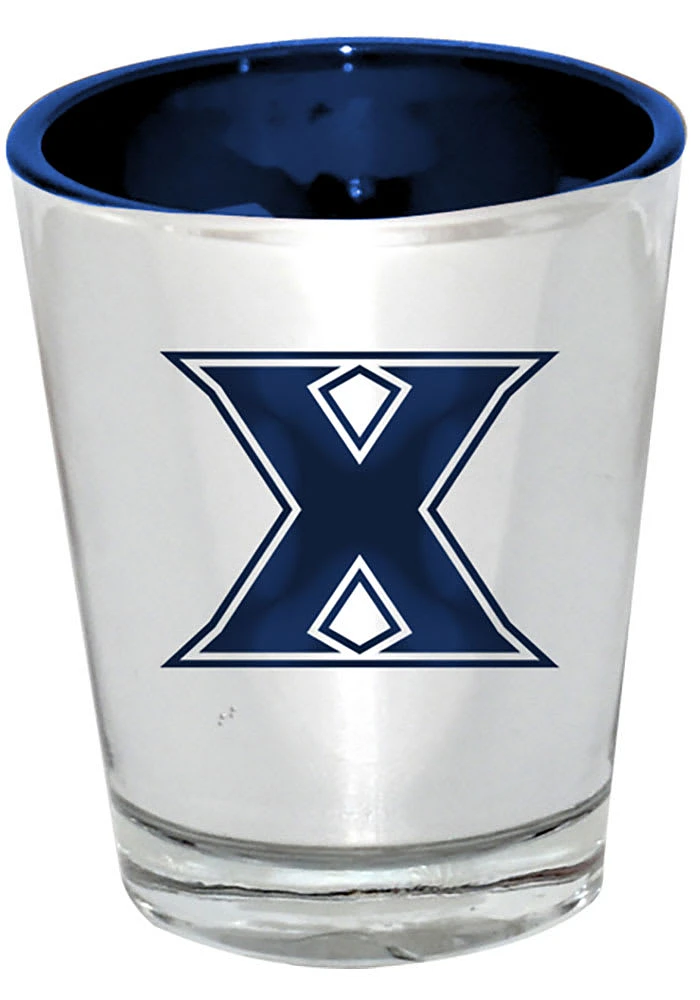 Xavier Musketeers 2oz Silver Electroplated Shot Glass