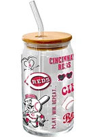 Cincinnati Reds 16oz Local Glass Can Pint Glass