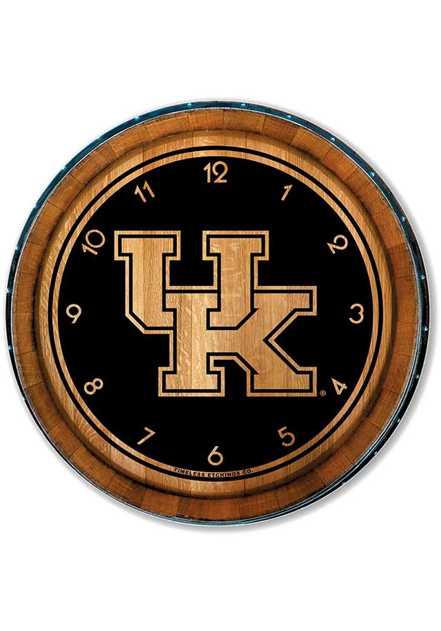 Kentucky Wildcats Barrelhead Wall Clock