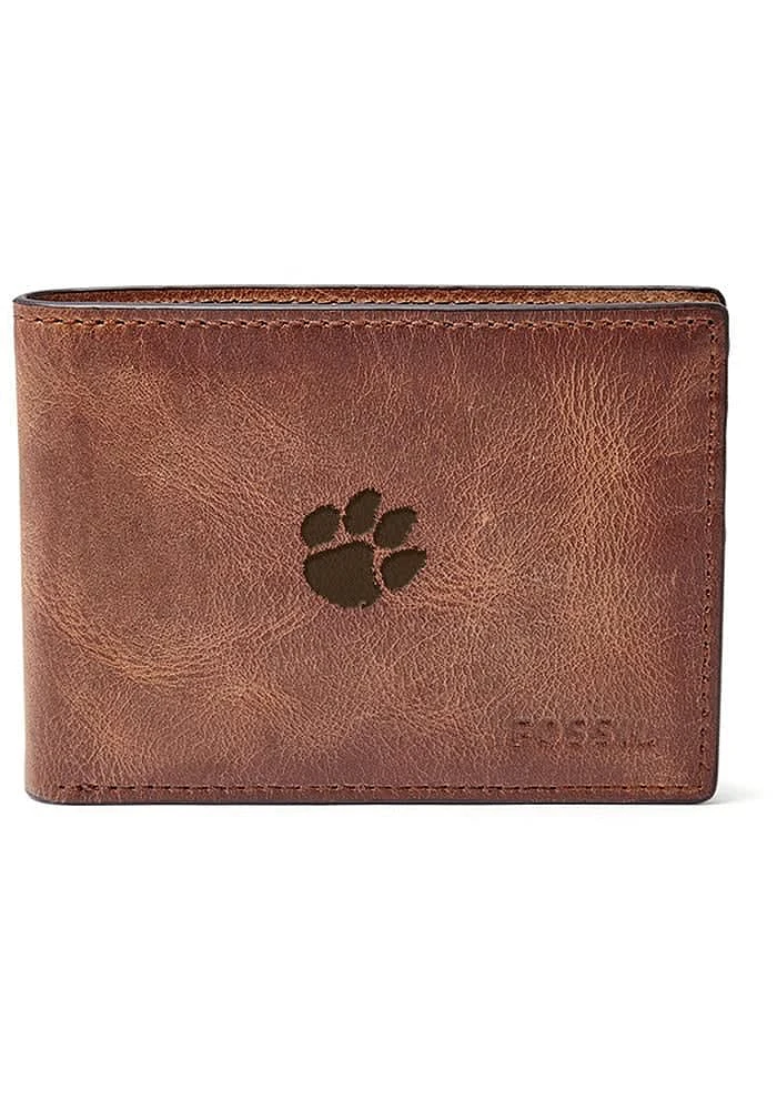 Clemson Tigers Front Pocket Mens Bifold Wallet