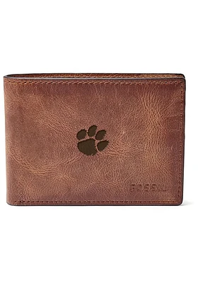 Clemson Tigers Front Pocket Mens Bifold Wallet